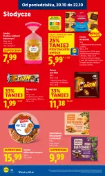 Gazetka promocyjna Lidl - GAZETKA - Gazetka - ważna od 22.10 do 22.10.2025 - strona 38 - produkty: Ciastka, Ser, Wazon, Lion, Herbatniki, Tonik, Baton, Deser, Kokos