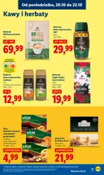 Gazetka promocyjna Lidl - GAZETKA - Gazetka - ważna od 22.10 do 22.10.2025 - strona 53 - produkty: Torebka, Kawa rozpuszczalna, Gin, Kawa ziarnista, Bell, Morela, Kawa mielona, Kawa, Herbata czarna, Wazon, Vitax, Bella, Herbata