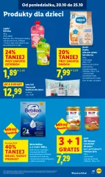 Gazetka promocyjna Lidl - GAZETKA - Gazetka - ważna od 22.10 do 22.10.2025 - strona 59 - produkty: HiPP, Ryż, Mus, Gra, Chusteczki, Dzieci, Nestlé, BEBILON, Hipp Bio