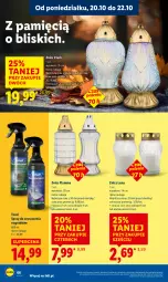 Gazetka promocyjna Lidl - GAZETKA - Gazetka - ważna od 22.10 do 22.10.2025 - strona 66 - produkty: Sok, Spray do czyszczenia, Znicz