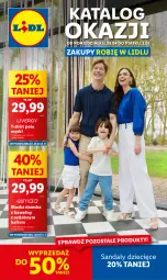 Gazetka promocyjna Lidl - GAZETKA - Gazetka - ważna od 02.05 do 02.05.2025 - strona 1 - produkty: Sandał, T-shirt, Dzieci