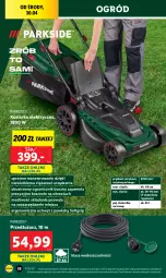 Gazetka promocyjna Lidl - GAZETKA - Gazetka - ważna od 02.05 do 02.05.2025 - strona 42 - produkty: Parkside, Top, Gra, Anew, Kosz, Ogród, Kosiarka