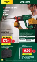 Gazetka promocyjna Lidl - GAZETKA - Gazetka - ważna od 02.05 do 02.05.2025 - strona 48 - produkty: Parkside, Top, Gra, Wiertarka, Walizka, Tarka, Wiertarka udarowa, Młot, Młotowiertarka