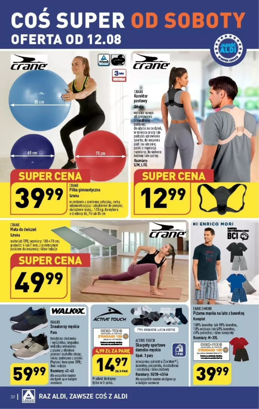 Gazetka promocyjna Aldi - ważna 07.08 do 12.08.2023 - strona 30 - produkty: Fa, Karp, Por, Sport, Top, Wełna