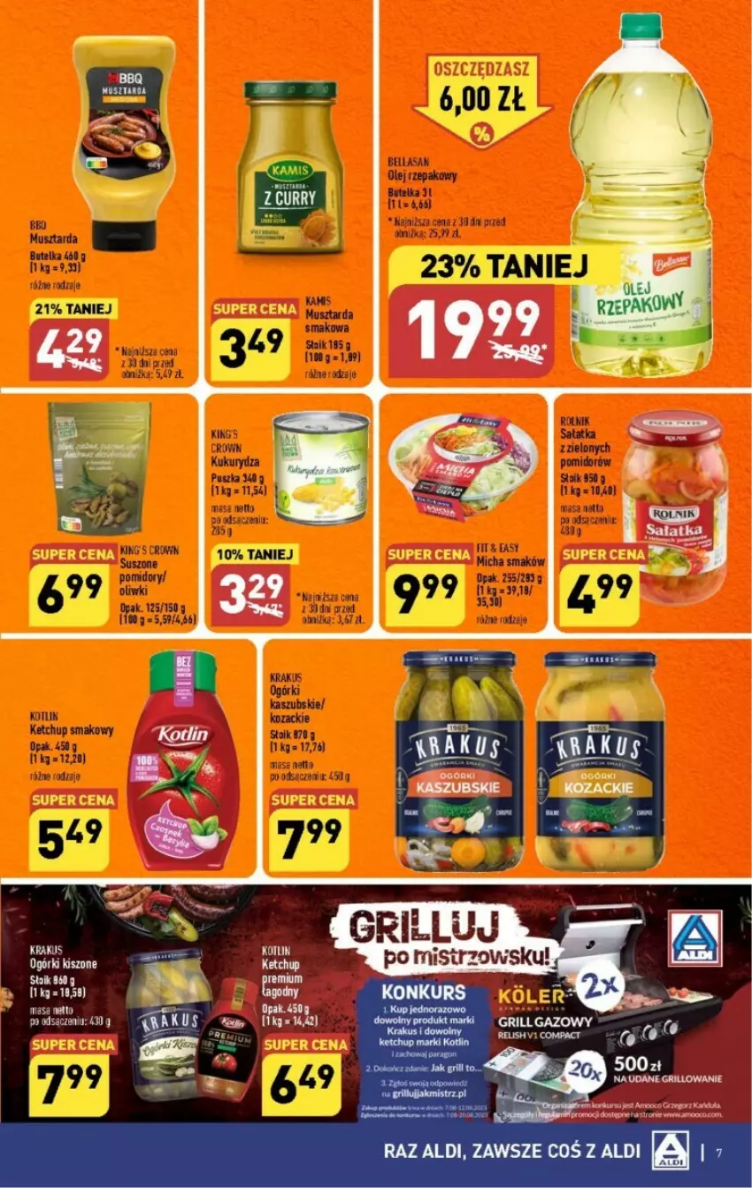 Gazetka promocyjna Aldi - ważna 07.08 do 12.08.2023 - strona 36 - produkty: Grill, LG, Olej, Por