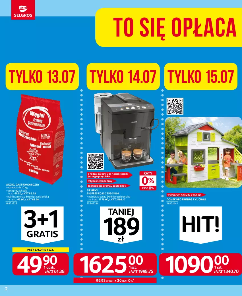 Gazetka promocyjna Selgros - Oferta przemysłowa - ważna 13.07 do 26.07.2023 - strona 2 - produkty: Gra, Młynek, Siemens