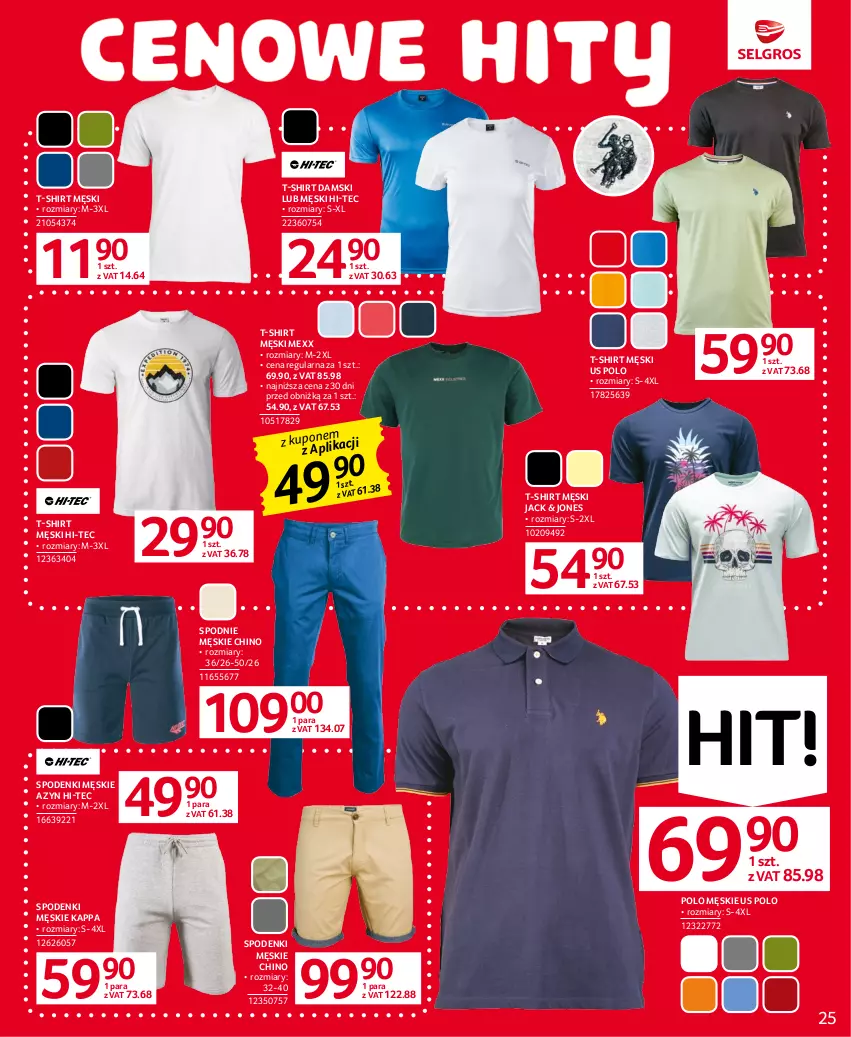 Gazetka promocyjna Selgros - Oferta przemysłowa - ważna 13.07 do 26.07.2023 - strona 25 - produkty: Hi-Tec, Mexx, Spodnie, T-shirt