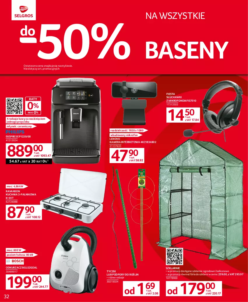 Gazetka promocyjna Selgros - Oferta przemysłowa - ważna 13.07 do 26.07.2023 - strona 32 - produkty: Goal, Kamera, Kamera internetowa, Kuchnia, Lenovo, Mikrofon, Młynek, Odkurzacz, Por, Słuchawki