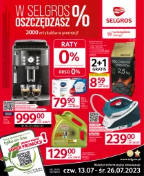 Gazetka promocyjna Selgros - Oferta przemysłowa - Gazetka - ważna od 26.07 do 26.07.2023 - strona 1 - produkty: Piec, Top, Pur, Gra, Papier, Brit, Olej silnikowy, Kawa, Tran, Generator pary, Brita, Olej, LG, Fa