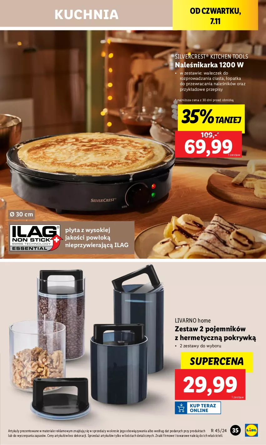 Gazetka promocyjna Lidl - GAZETKA - ważna 04.11 do 09.11.2024 - strona 37 - produkty: Ivar, Kuchnia, Płyta, Pojemnik, Silvercrest, Sok