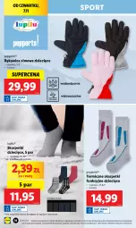 Gazetka promocyjna Lidl - GAZETKA - Gazetka - ważna od 09.11 do 09.11.2024 - strona 16 - produkty: Por, Karp, Skarpetki, Rękawice, Sport, Dzieci