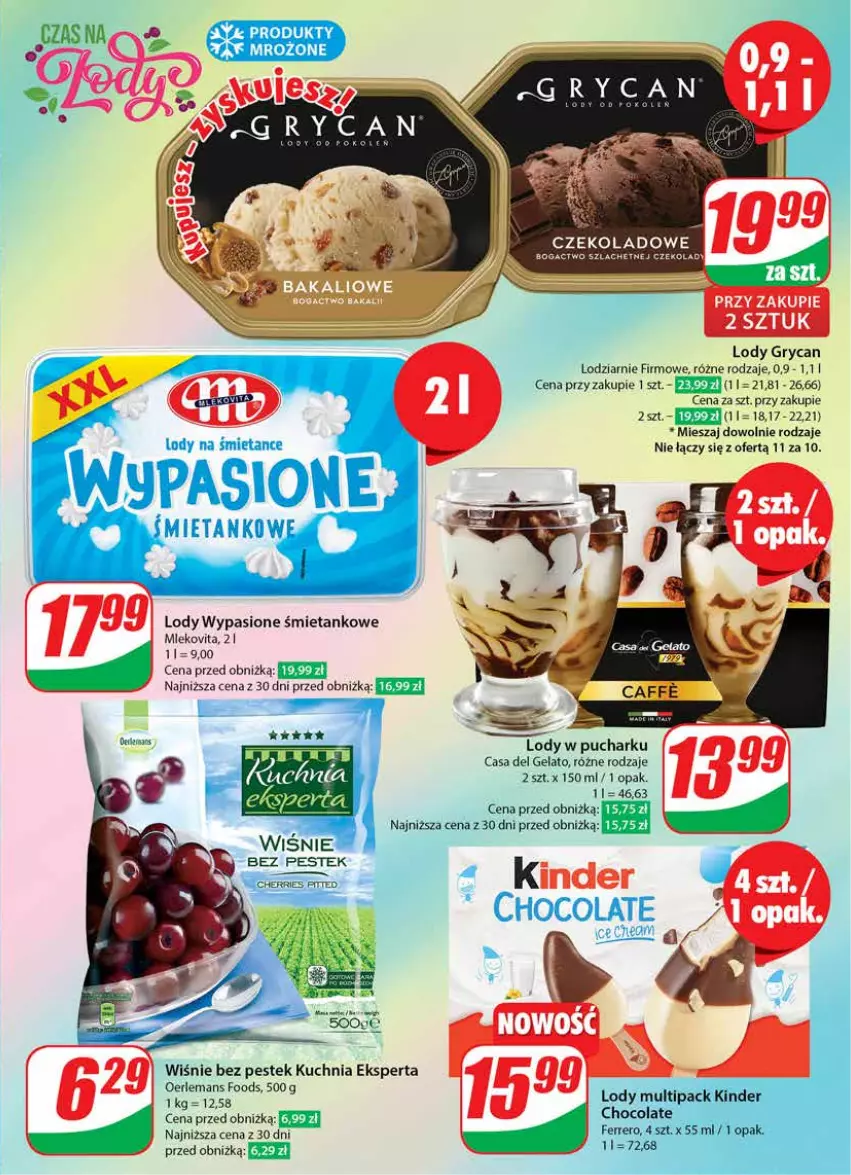 Gazetka promocyjna Dino - Gazetka 33 / 2024 - ważna 14.08 do 20.08.2024 - strona 27 - produkty: Ferrero, Gry, Kinder, Kuchnia, Lody, Mleko, Mlekovita, Stek