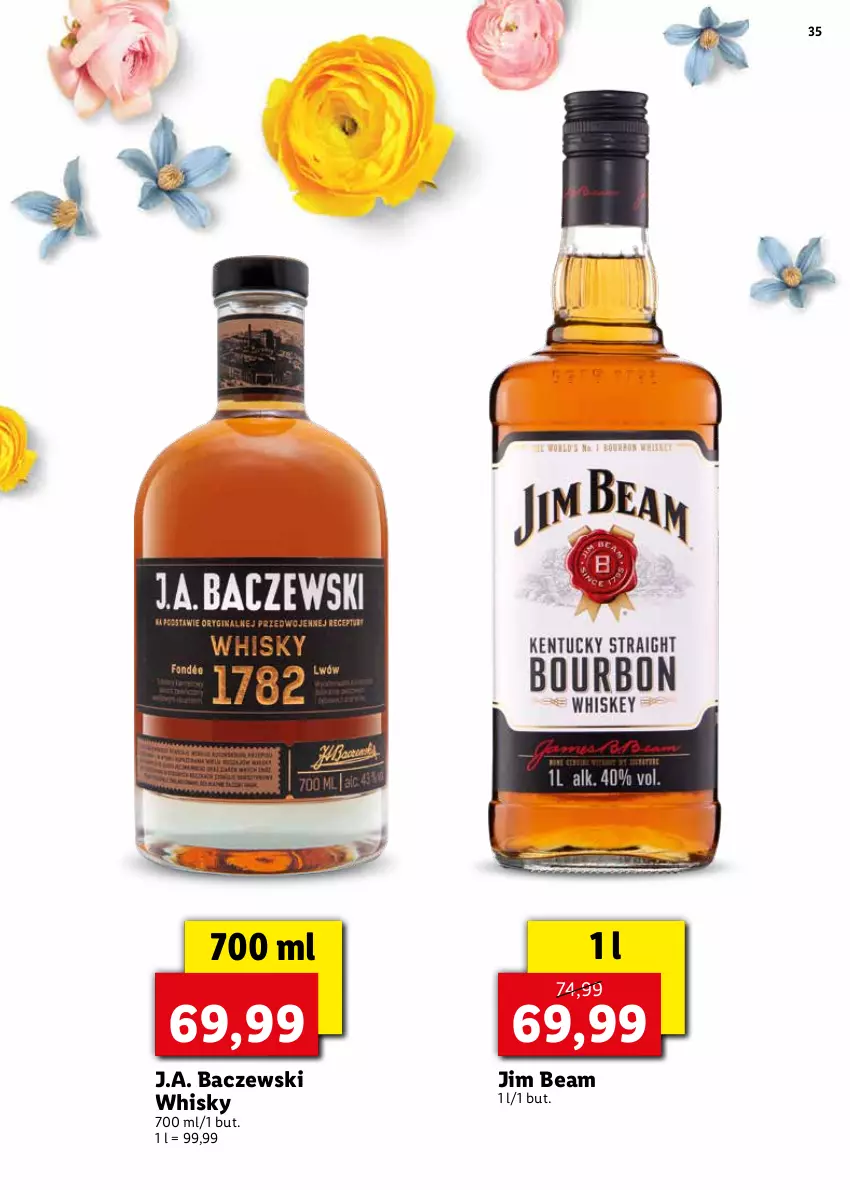 Gazetka promocyjna Lidl - KATALOG ALKOHOLI MOCNYCH I WIN - ważna 21.03 do 17.04.2022 - strona 35 - produkty: Jim Beam, Whisky