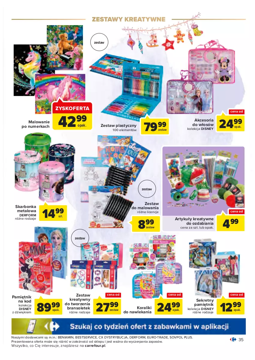 Gazetka promocyjna Carrefour - Gazetka Zabawki - ważna 02.11 do 26.11.2022 - strona 35 - produkty: Disney, Kret, Pamiętnik, Ser, Zestaw do malowania