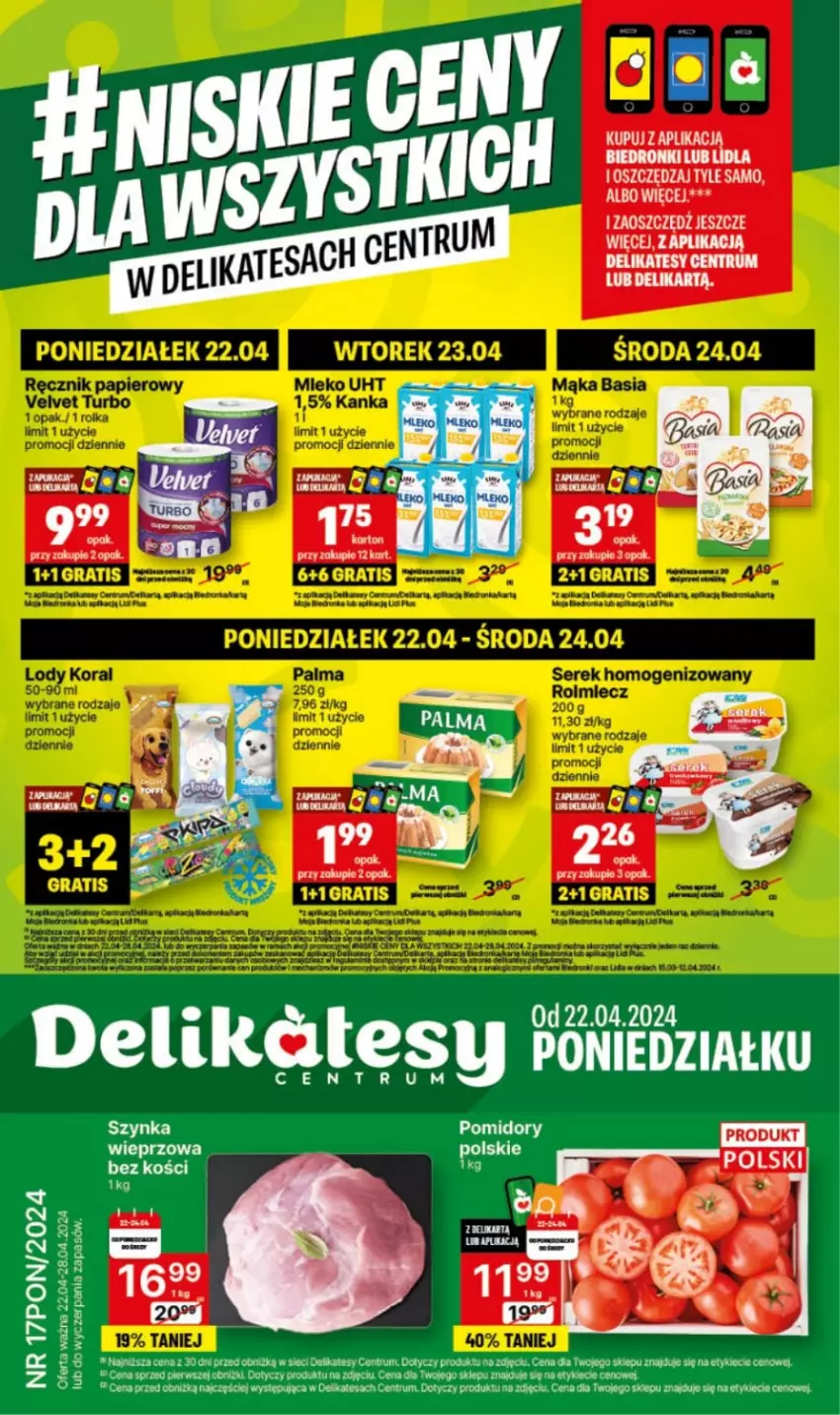 Gazetka promocyjna Delikatesy Centrum - NOWA GAZETKA Delikatesy Centrum od 22 kwietnia! 22-28.04.2024 - ważna 22.04 do 28.04.2024 - strona 1 - produkty: Dron, Rum, Szynka