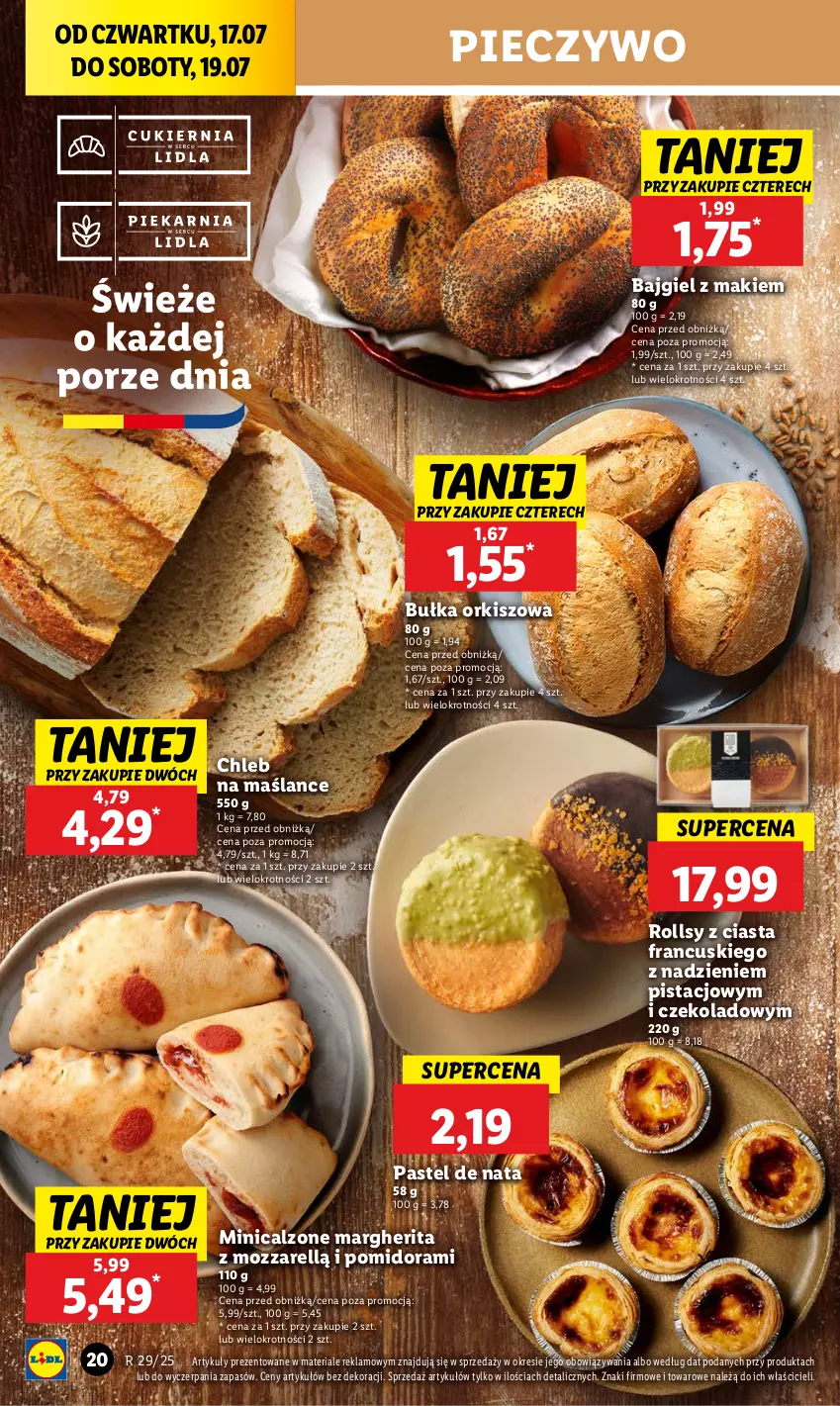 Gazetka promocyjna Lidl - GAZETKA - ważna 17.07 do 19.07.2025 - strona 24 - produkty: Bułka, Chleb, Piec, Pieczywo, Por