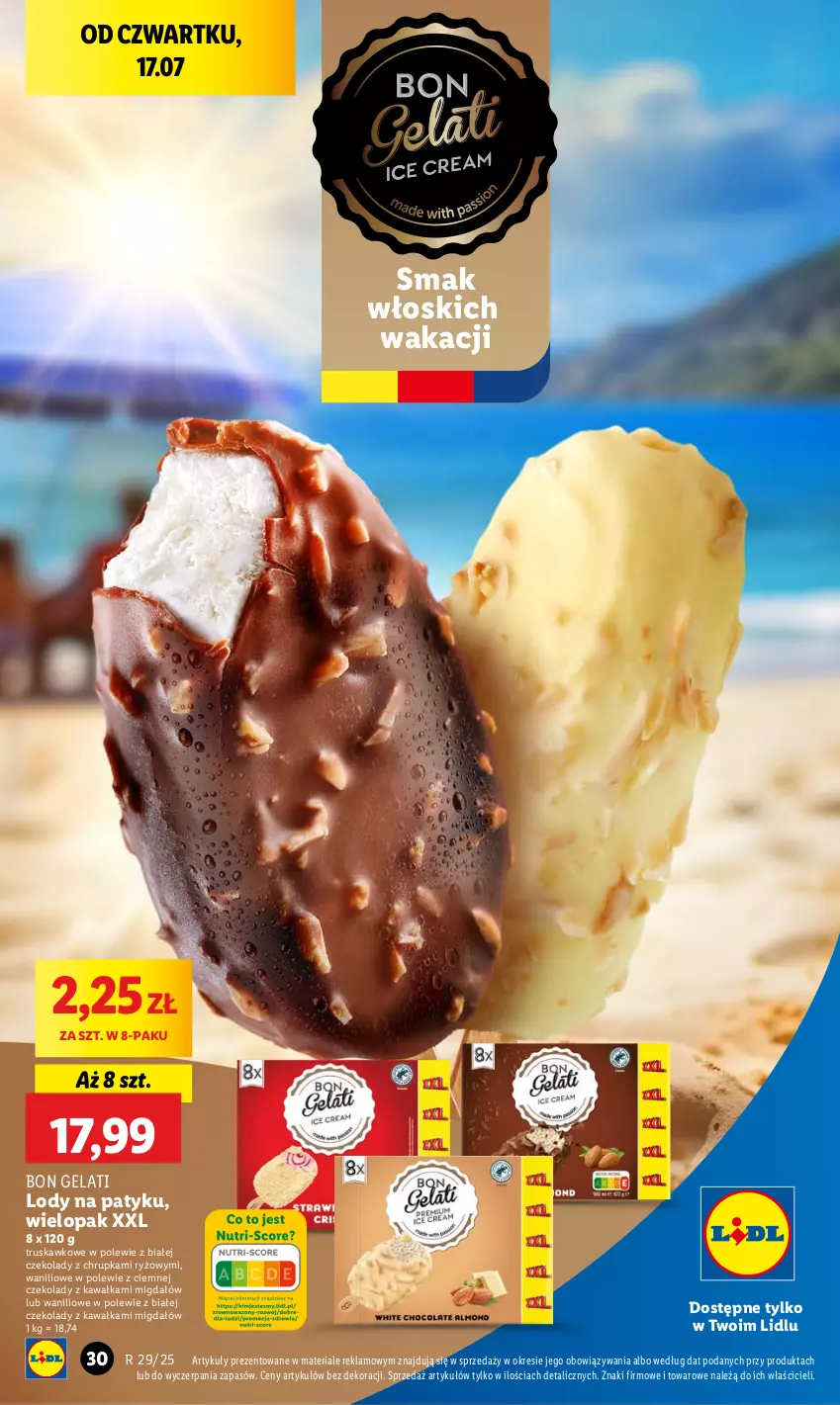 Gazetka promocyjna Lidl - GAZETKA - ważna 17.07 do 19.07.2025 - strona 38 - produkty: Kawa, Lody, Ryż