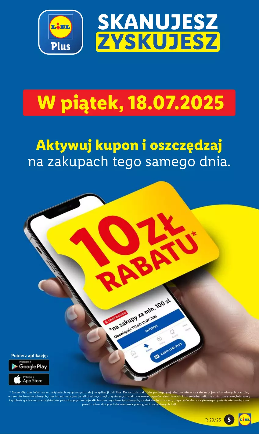 Gazetka promocyjna Lidl - GAZETKA - ważna 17.07 do 19.07.2025 - strona 5 - produkty: Gra, Karmi, Napoje, Znicz