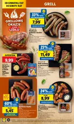 Gazetka promocyjna Lidl - GAZETKA - Gazetka - ważna od 19.07 do 19.07.2025 - strona 28 - produkty: Kurczak, Cheddar, Ser, Stek wołowy, Stek, PIKOK, Skrzydełka z kurczaka, Morliny, Grill, Kiełbasa, Kiełbasa śląska