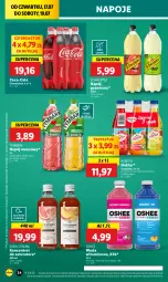 Gazetka promocyjna Lidl - GAZETKA - Gazetka - ważna od 19.07 do 19.07.2025 - strona 42 - produkty: Por, Coca-Cola, Napoje, Schweppes, Napój gazowany, Tymbark, Oshee, Arbuz, Woda, Mango, Napój, Nektar, Magnez, Hortex