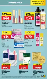 Gazetka promocyjna Lidl - GAZETKA - Gazetka - ważna od 19.07 do 19.07.2025 - strona 55 - produkty: Makijaż, Hydrożelowe płatki pod oczy, Ser, Rum, Kolagen, Serum do twarzy, Eveline, Błyszczyk do ust, Płyn micelarny, Maska do twarzy, Serum, Maska