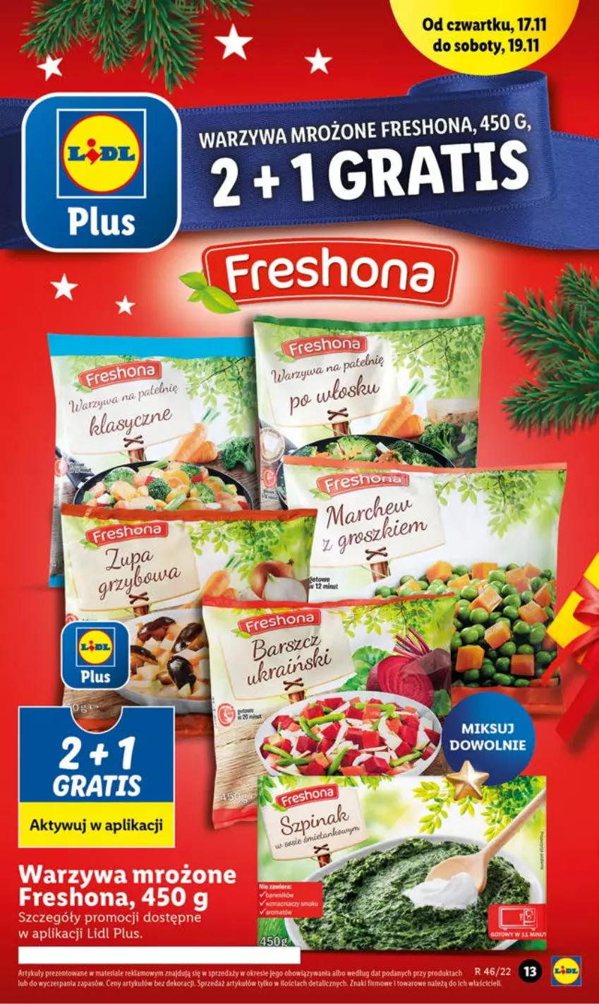 Gazetka promocyjna Lidl - GAZETKA - ważna 17.11 do 19.11.2022 - strona 13 - produkty: Gra, Warzywa