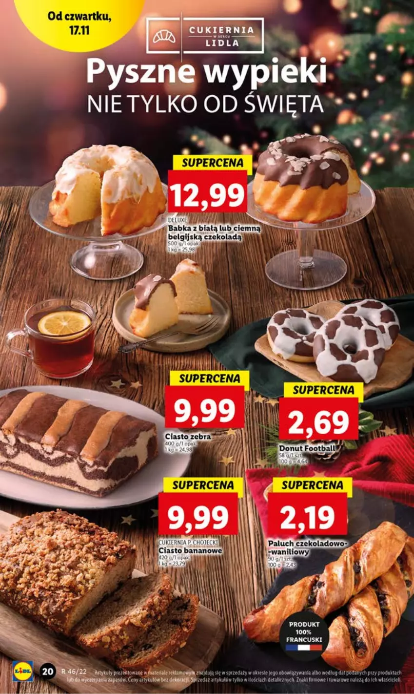 Gazetka promocyjna Lidl - GAZETKA - ważna 17.11 do 19.11.2022 - strona 20 - produkty: Babka