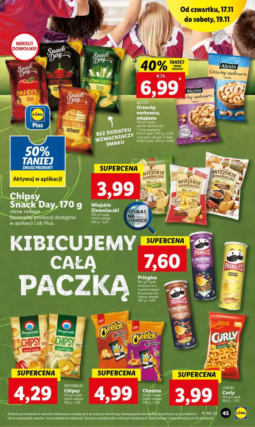 Gazetka promocyjna Lidl - GAZETKA - ważna 17.11 do 19.11.2022 - strona 45 - produkty: BIC, Hummus, Lody, Mus