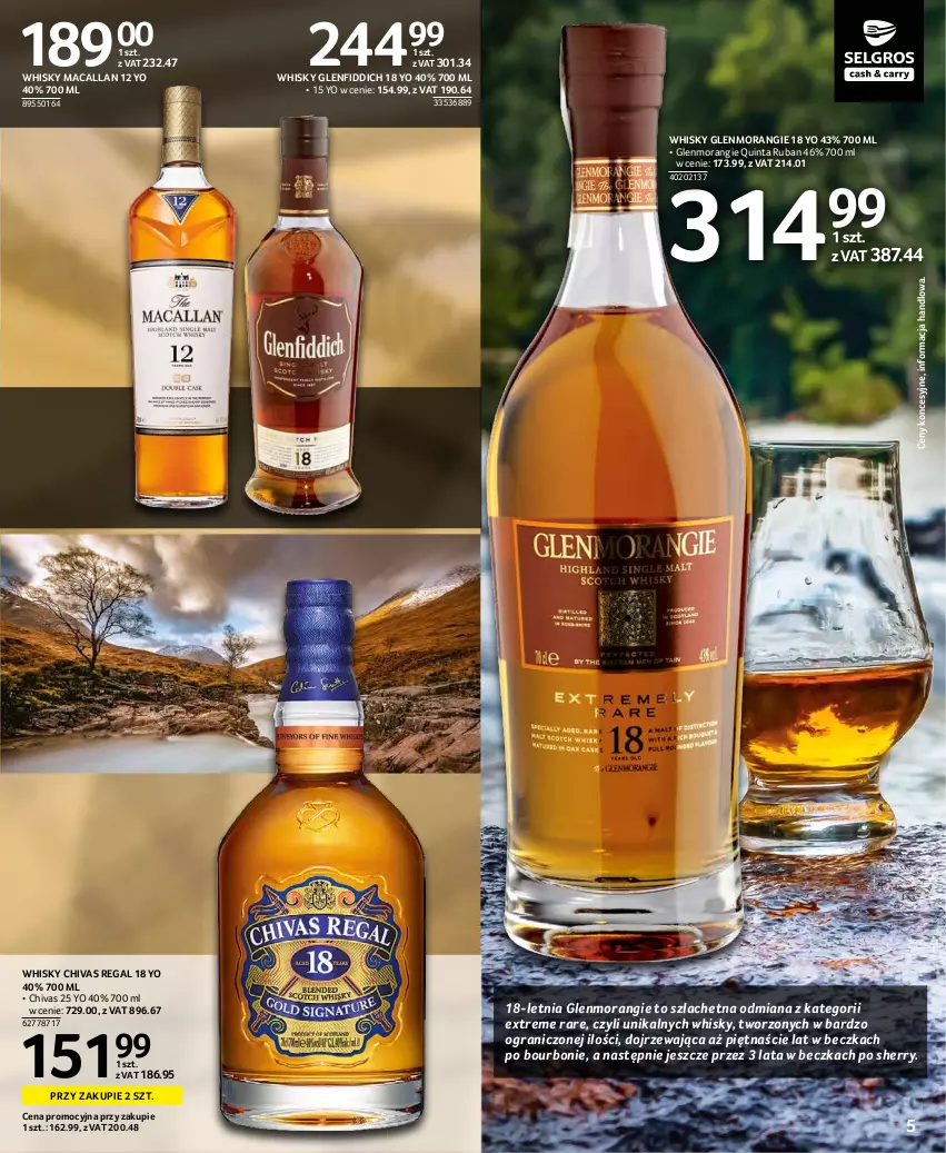 Gazetka promocyjna Selgros - Katalog Alkohole Mocne - ważna 02.09 do 15.09.2021 - strona 5 - produkty: Bourbon, Gra, Whisky