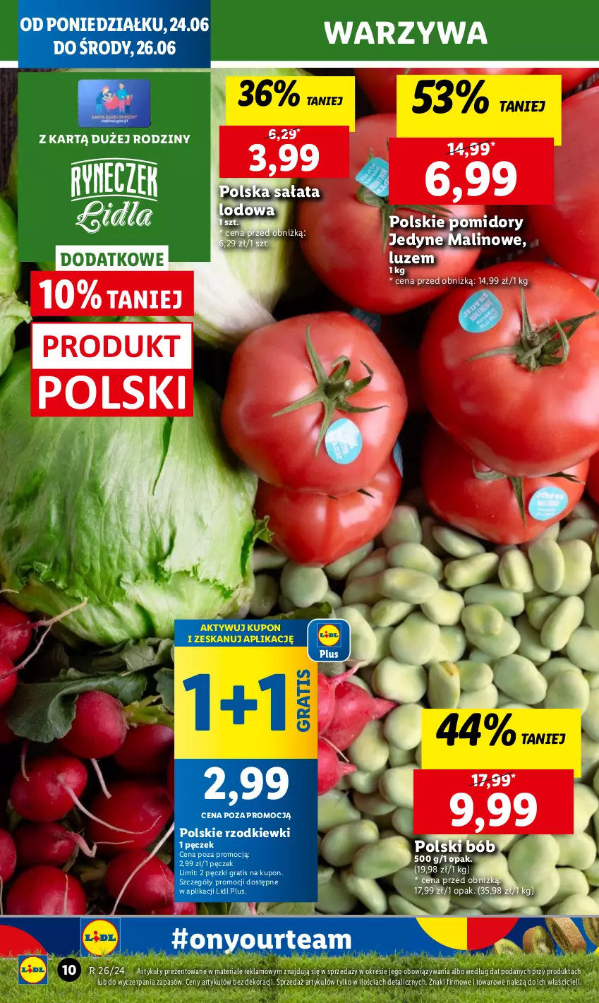 Gazetka promocyjna Lidl - GAZETKA - ważna 24.06 do 26.06.2024 - strona 12 - produkty: Chleb, Gra, Pomidory, Sałat, Sałata lodowa, Ser, Warzywa