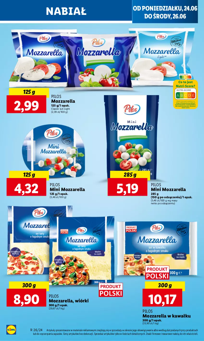 Gazetka promocyjna Lidl - GAZETKA - ważna 24.06 do 26.06.2024 - strona 39 - produkty: Kawa, Mozzarella, Pilos