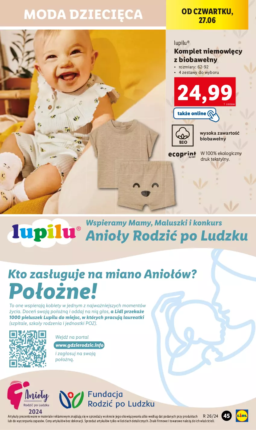 Gazetka promocyjna Lidl - GAZETKA - ważna 24.06 do 26.06.2024 - strona 53 - produkty: Dzieci, Moda, Sok