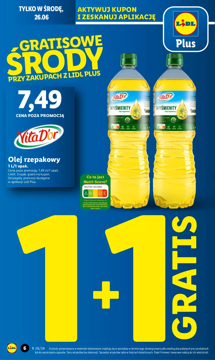 Gazetka promocyjna Lidl - GAZETKA - ważna 24.06 do 26.06.2024 - strona 6 - produkty: Gra, Olej, Olej rzepakowy, Wazon