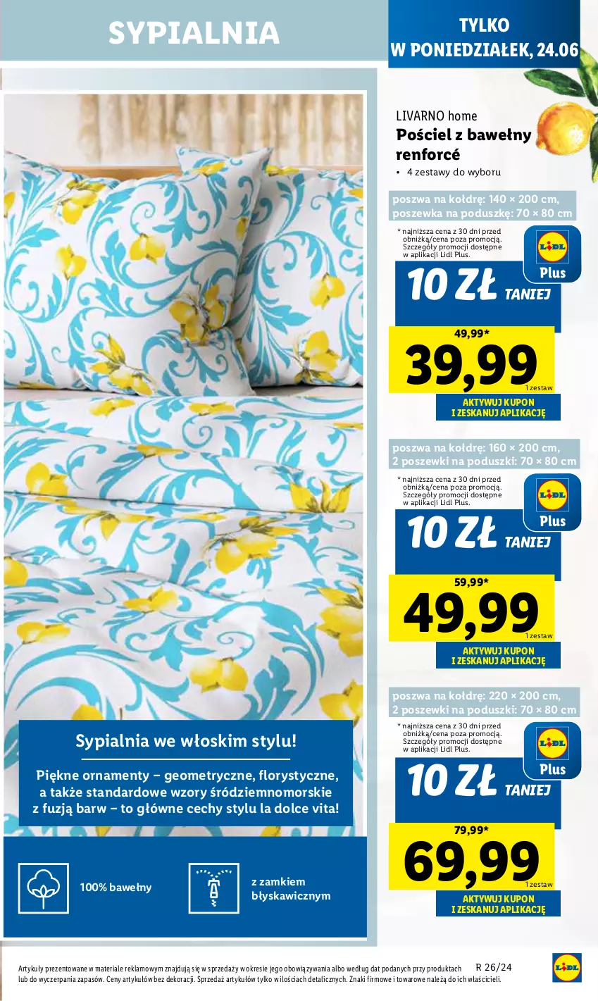 Gazetka promocyjna Lidl - GAZETKA - ważna 24.06 do 26.06.2024 - strona 9 - produkty: Ivar, Pościel, Poszewka, Sypialnia