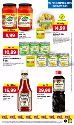 Gazetka promocyjna Lidl - GAZETKA - Gazetka - ważna od 26.06 do 26.06.2024 - strona 21 - produkty: Ketchup, Sos, Ser, Mus, Bonduelle, Sos sojowy, Spaghetti, Grill, Heinz, Groszek, Kukurydza