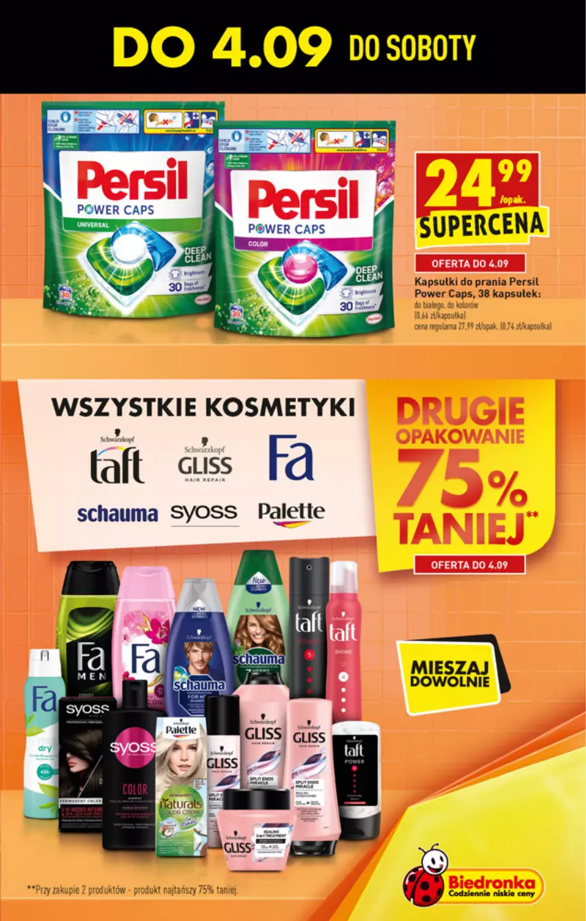 Gazetka promocyjna Biedronka - W tym tygodniu - ważna 02.09 do 08.09.2021 - strona 9 - produkty: Fa, Palette, Schauma, Syoss