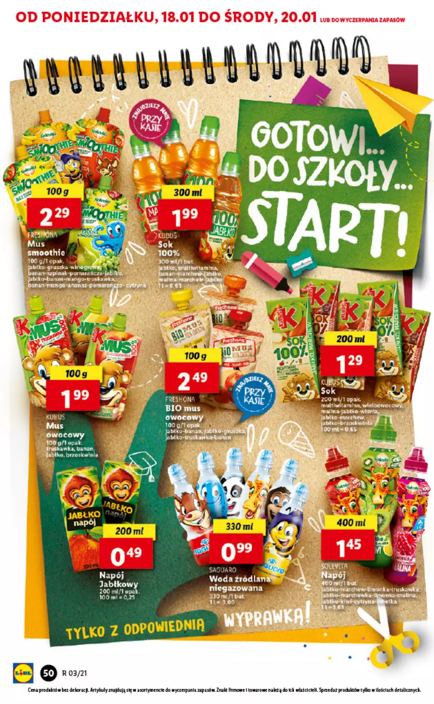 Gazetka promocyjna Lidl - GAZETKA - ważna 18.01 do 20.01.2021 - strona 50