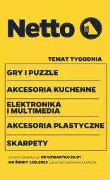 Gazetka promocyjna Netto - Akcesoria i dodatki - Gazetka - ważna od 01.02 do 01.02.2023 - strona 1 - produkty: Elektronika, Gry, Karp, Puzzle