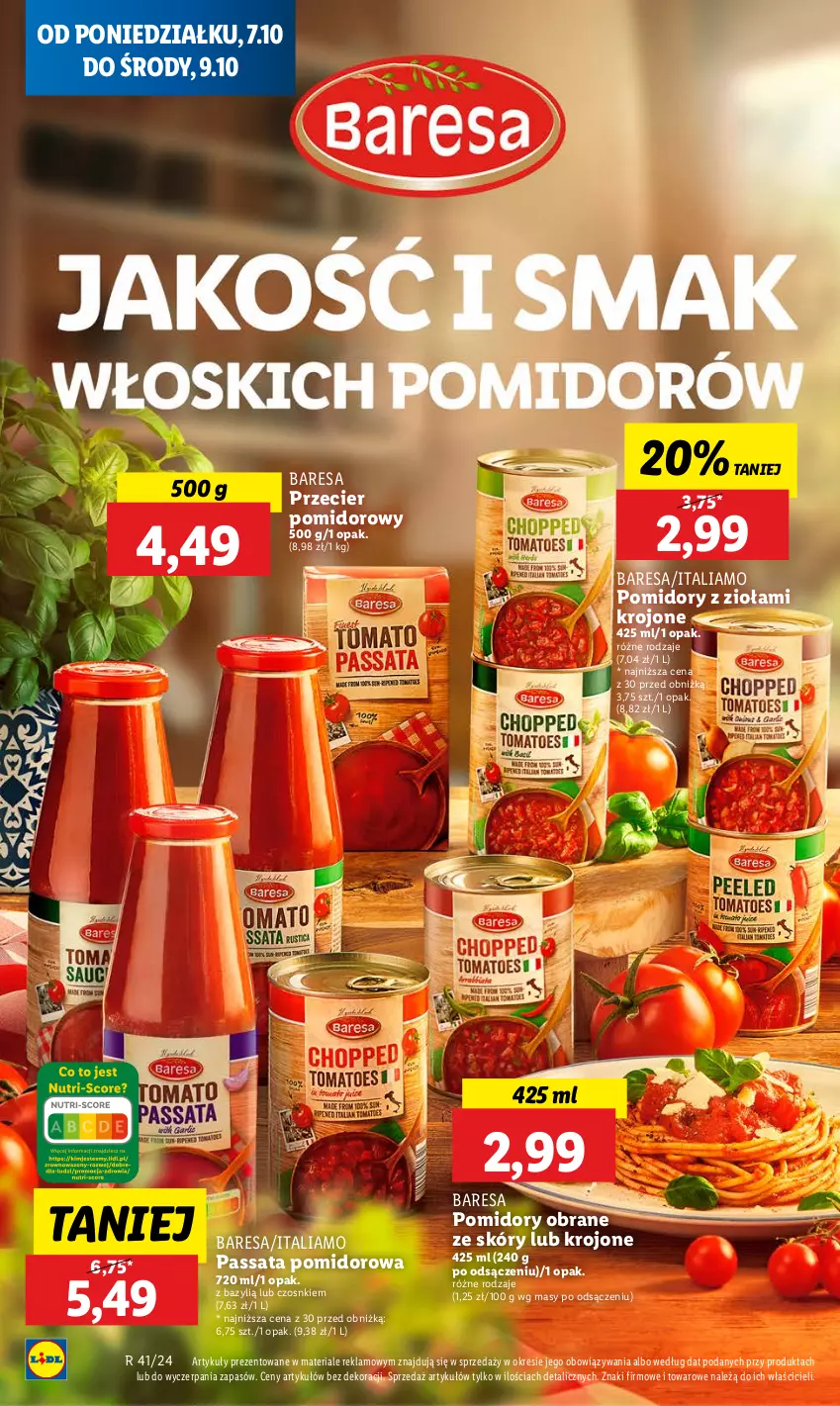 Gazetka promocyjna Lidl - GAZETKA - ważna 07.10 do 09.10.2024 - strona 30 - produkty: Bazyl, Pomidory