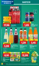 Gazetka promocyjna Lidl - GAZETKA - Gazetka - ważna od 09.10 do 09.10.2024 - strona 46 - produkty: Ananas, Coca-Cola, Napoje, Pepsi, Napój gazowany, Smoothie, Wino, Mango, Napój, Jurassic World, Nektar, Szpinak, Hortex