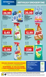 Gazetka promocyjna Lidl - GAZETKA - Gazetka - ważna od 09.10 do 09.10.2024 - strona 60 - produkty: Pur, Gra, Ajax, Optima, Odświeżacz powietrza, Mola, Płyn do mycia, Fa