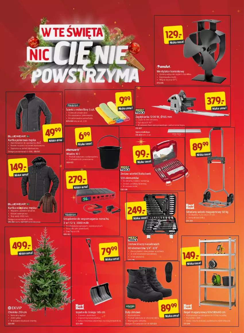 Gazetka promocyjna Jula - Gazetka - ważna 09.12.2022 do 05.01.2023 - strona 2 - produkty: Buty, Buty zimowe, Choinka, Cynk, Inka, Klucze płaskie, Kurtka, Kurtka ocieplana, LANA, Por, Powerbank, Regał, Silan, Sok, Stojak, Szyna, Szyny, Tarcza tnąca, Tytan, Wiadro, Wózek, Zestaw kluczy, Zestaw kluczy nasadowych, Zestaw wierteł