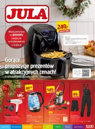 Gazetka promocyjna Jula - Gazetka - Gazetka - ważna od 05.01 do 05.01.2023 - strona 1 - produkty: Odkurzacz, Gra, Dzbanek, Odkurzacz przemysłowy, Artykuły budowlane, Telefon, Czajnik elektryczny, Czajnik, Tera, Szyny, Suszarka, Olej, Ogród, HP, Fa