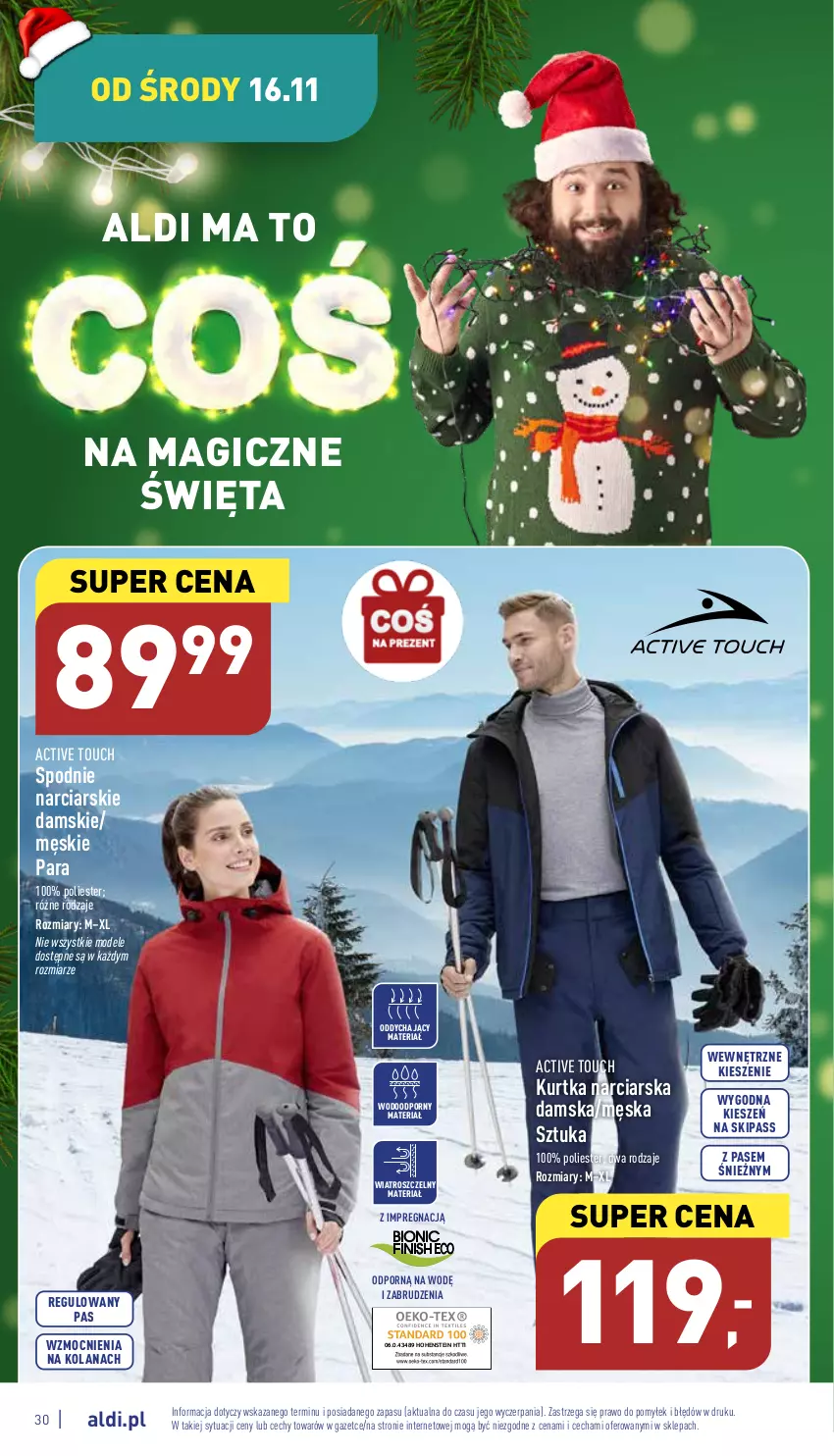 Gazetka promocyjna Aldi - Pełny katalog - ważna 14.11 do 19.11.2022 - strona 30 - produkty: Kurtka, LANA, Por, Spodnie