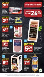 Gazetka promocyjna Aldi - Pełny katalog - Gazetka - ważna od 19.11 do 19.11.2022 - strona 19 - produkty: Warzywa, Sok, Ser, Sokołów, Mielonka tyrolska, Szubryt konserwa, Pasztet, Serdelki, Morliny, Gala, Szubryt