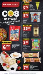 Gazetka promocyjna Aldi - Pełny katalog - Gazetka - ważna od 19.11 do 19.11.2022 - strona 22 - produkty: Kawa rozpuszczalna, Kamyki arachidowe, Jutrzenka, Wafelek, Kawa, Wata cukrowa, Rolada, Dan Cake, Mocca Fix Gold, Woseba, Kakao