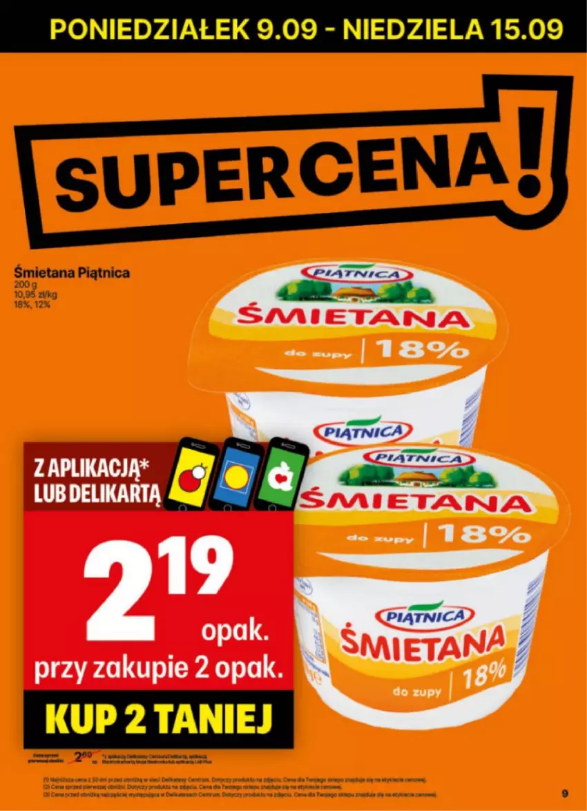 Gazetka promocyjna Delikatesy Centrum - NOWA GAZETKA Delikatesy Centrum od 9 września! 9-15.09.2024 - ważna 09.09 do 15.09.2024 - strona 9 - produkty: Piątnica