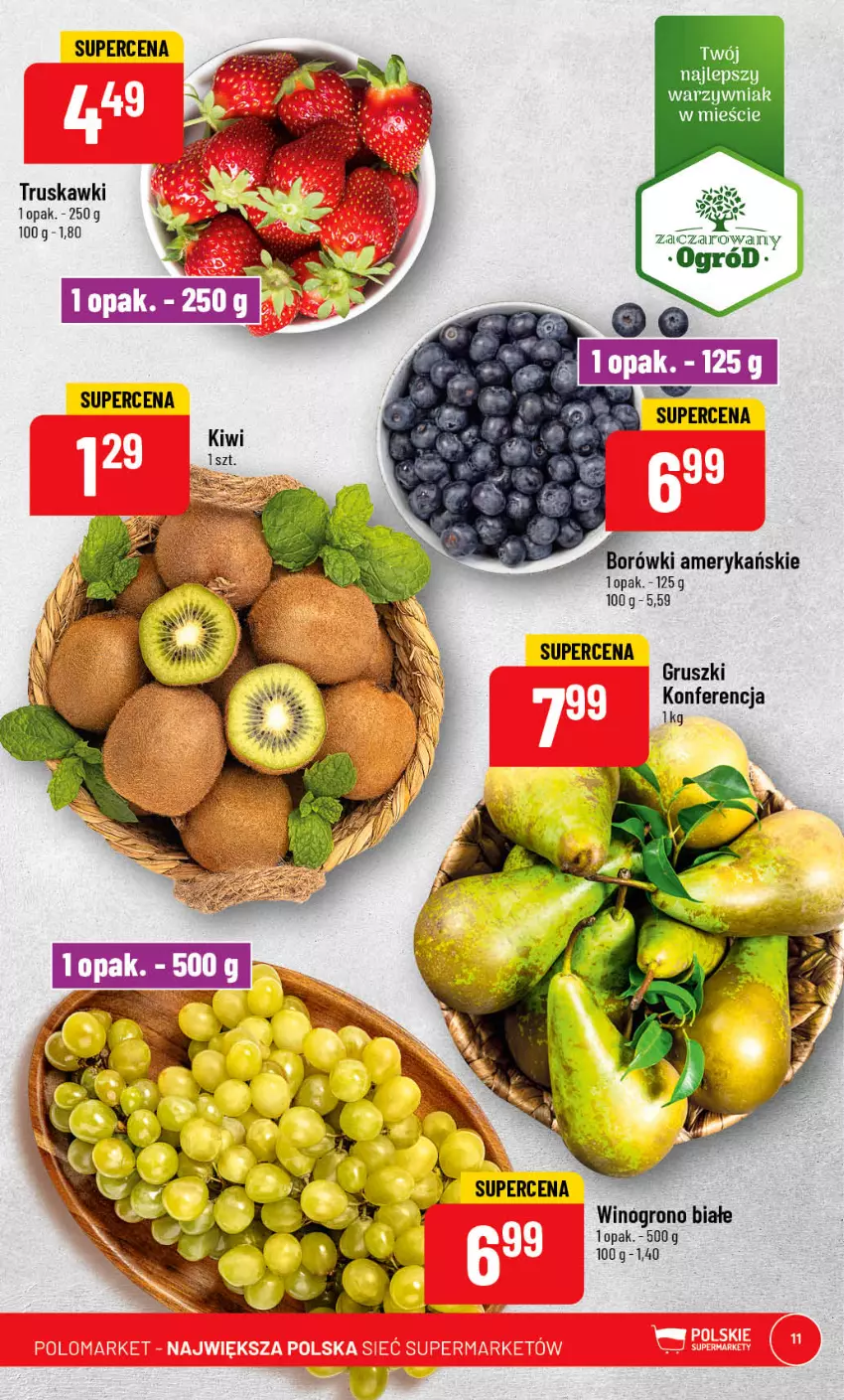 Gazetka promocyjna PoloMarket - Gazetka pomocyjna - ważna 26.04 do 02.05.2023 - strona 11 - produkty: Gruszki, Ogród, Truskawki