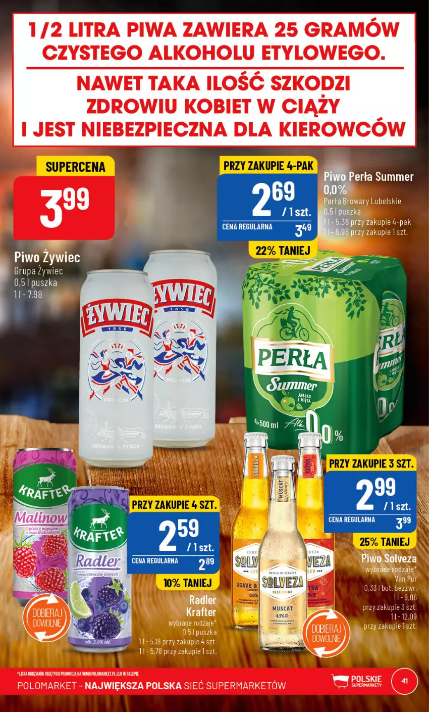 Gazetka promocyjna PoloMarket - Gazetka pomocyjna - ważna 26.04 do 02.05.2023 - strona 41 - produkty: Mus, Piwo