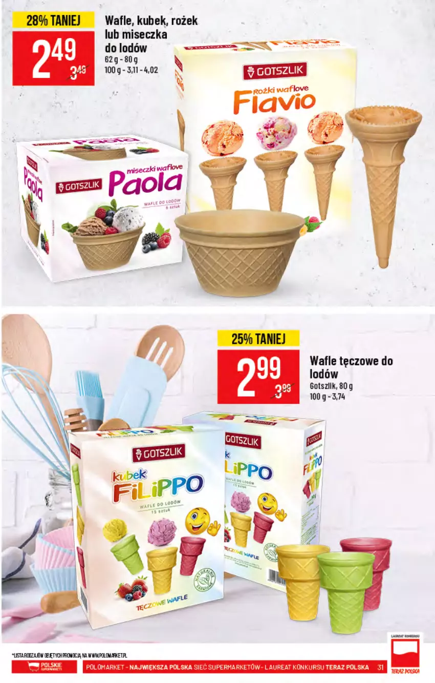 Gazetka promocyjna PoloMarket - Gazetka pomocyjna - ważna 11.08 do 17.08.2021 - strona 31 - produkty: Kubek, Laur, Miseczka, Tera, Wafle